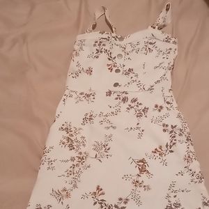 Flower printed dress